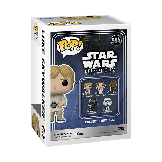 Фигурка Фанко Поп Звездные Войны Люк Скайуокер Funko Pop Star Wars Luke Skywalker SW LS 494 - фото 3