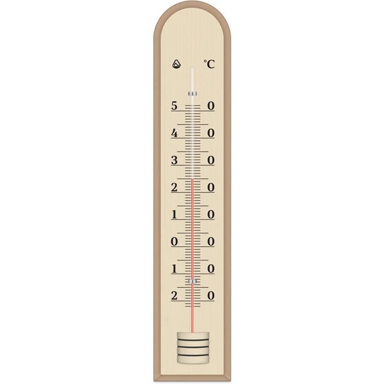 Термометр Стеклоприбор Д-7, бежевый (300087) - фото 1