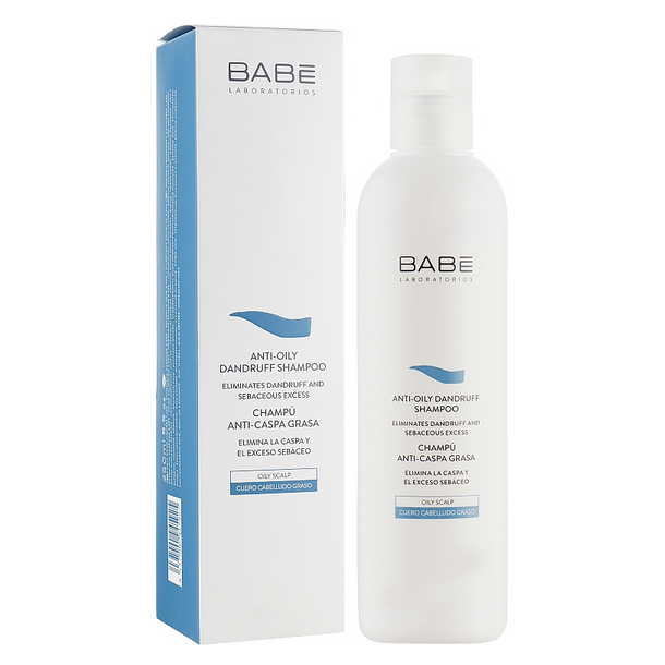 Шампунь против перхоти Babe Laboratorios Anti-Oily Dandruff Shampoo, для жирной кожи головы, 250 мл - фото 2