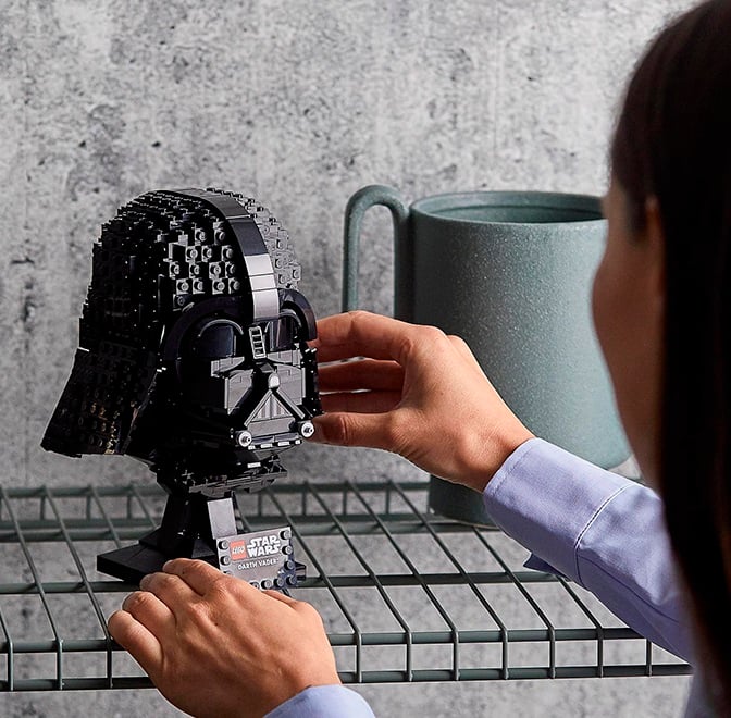 Конструктор LEGO Star Wars Шолом Дарта Вейдера, 834 детали (75304) - фото 9