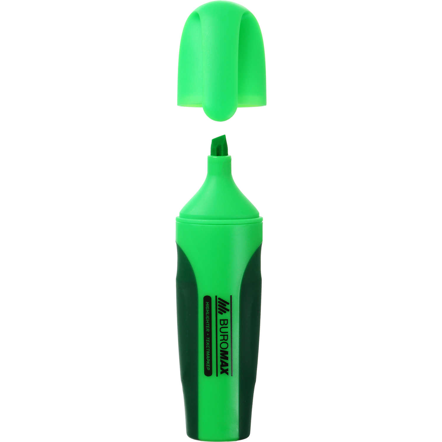 Текст-маркер Buromax Neon зеленый (BM.8904-04) - фото 2