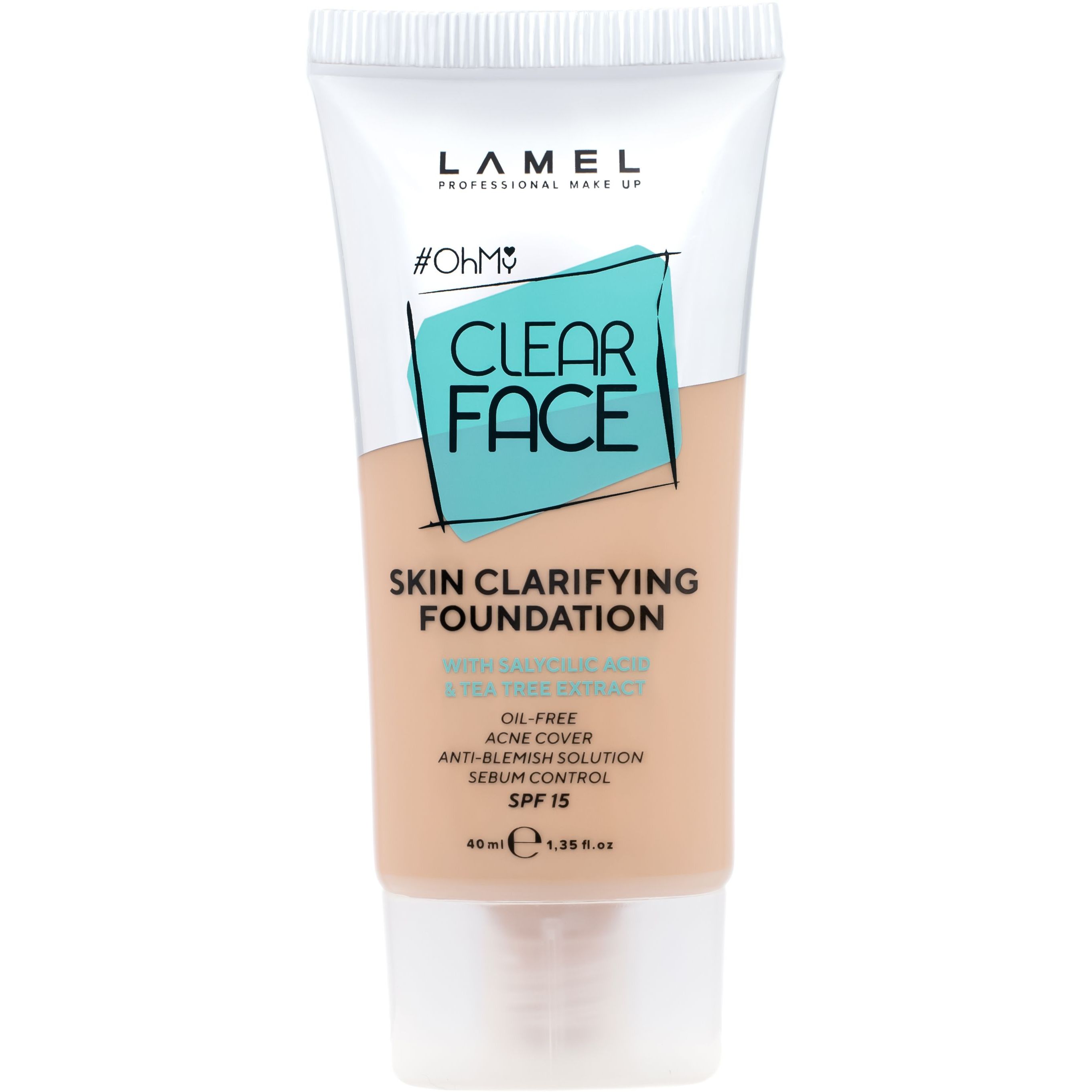 Тональний крем Lamel Oh My Clear Face відтінок 403, 40 мл купити у ...