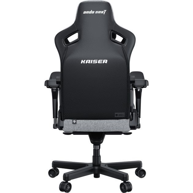 Кресло игровое Anda Seat Kaiser 3 Pro Size XL Grey Fabric - фото 6