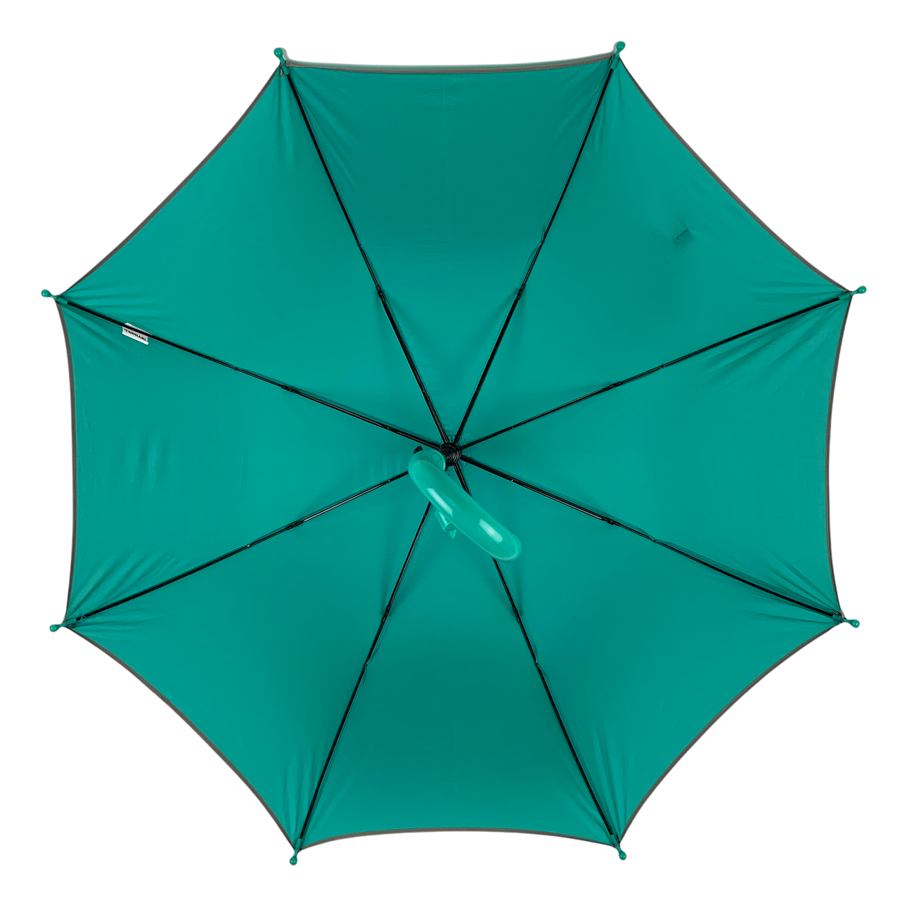 Дитяча парасолька-палиця напівавтомат Toprain 88 см бірюзова - фото 3