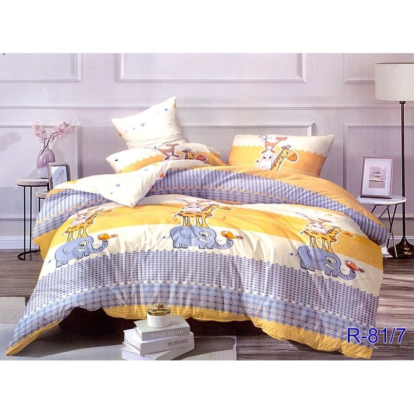 Комплект постільної білизни TAG Tekstil 1.5-спальний 000209886 (R-81/7) - фото 1