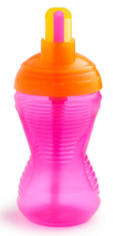 Бутылочка-непроливайка с трубочкой Munchkin Click Lock, 296 мл, розовый (40523.02) - фото 2