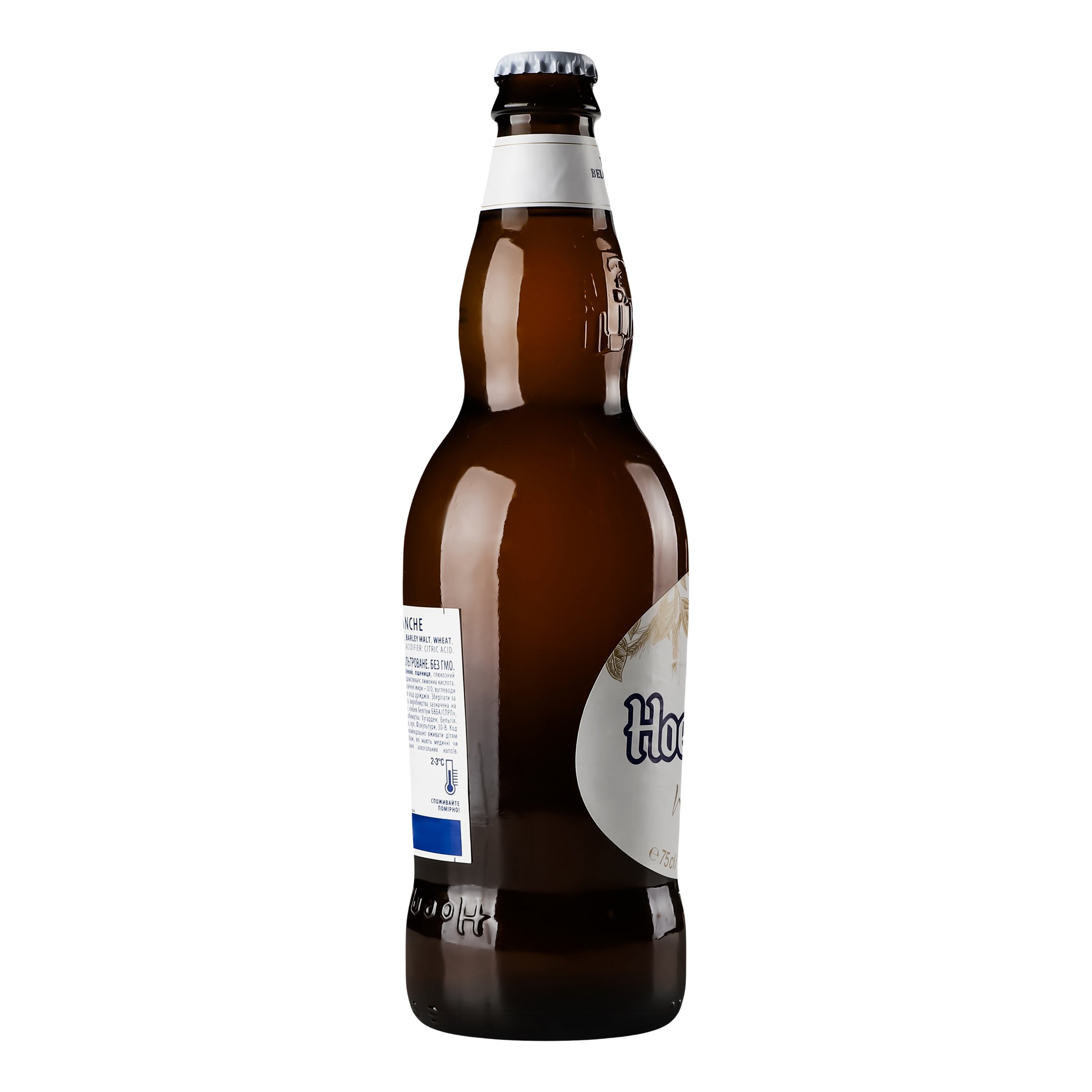 Пиво Hoegaarden White, светлое, нефильтрованное, 4,9%, 0,75 л (478565) - фото 3