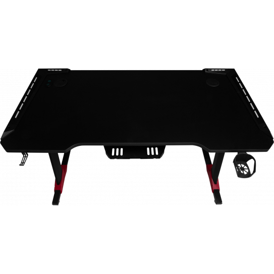 Геймерский компьютерный стол GT Racer T-1212, 120x60x73 Black (T-1212 (120x60x73) Black) - фото 2