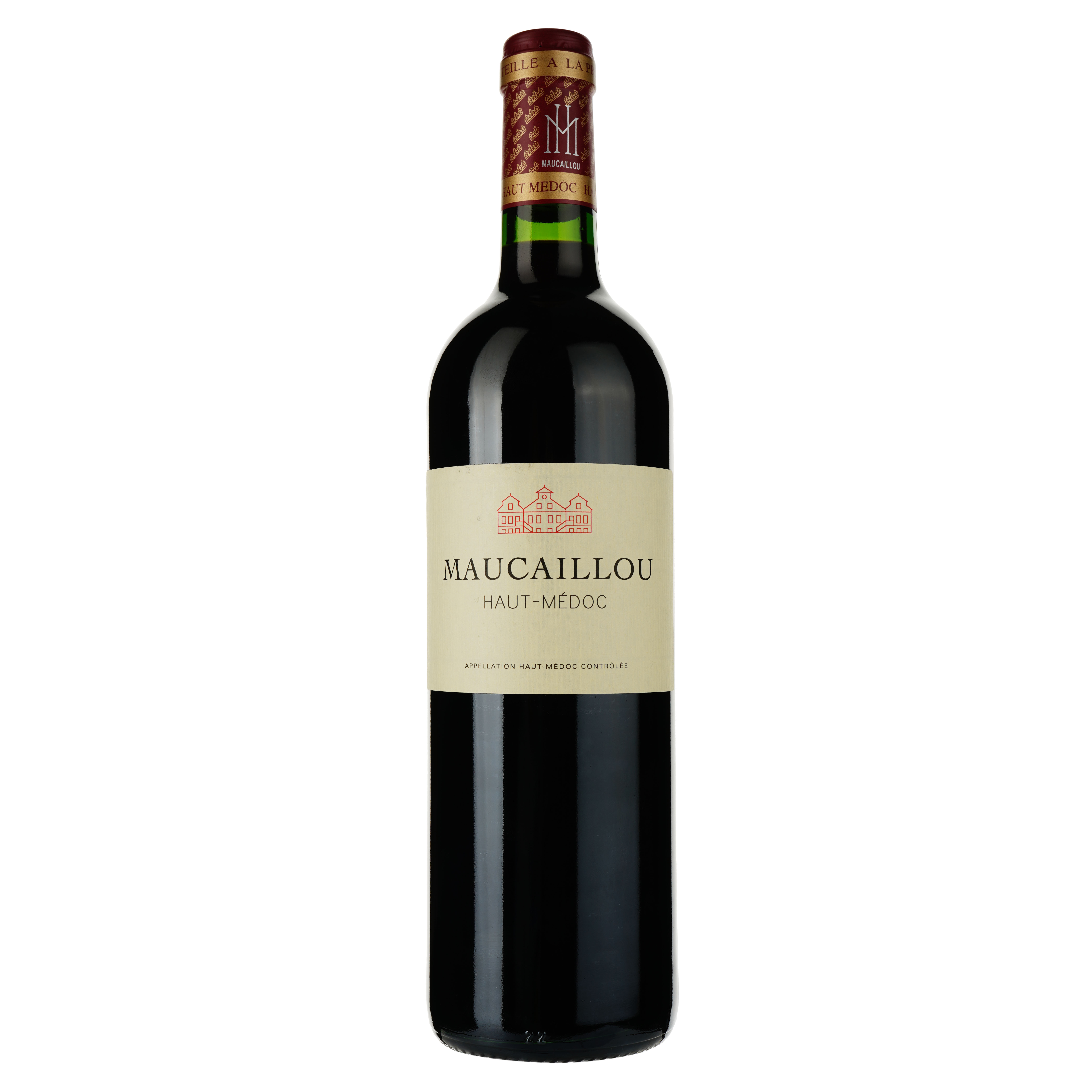 Вино Le Haut Medoc de Maucaillou 2019, красное, сухое, 0.75 л - фото 1
