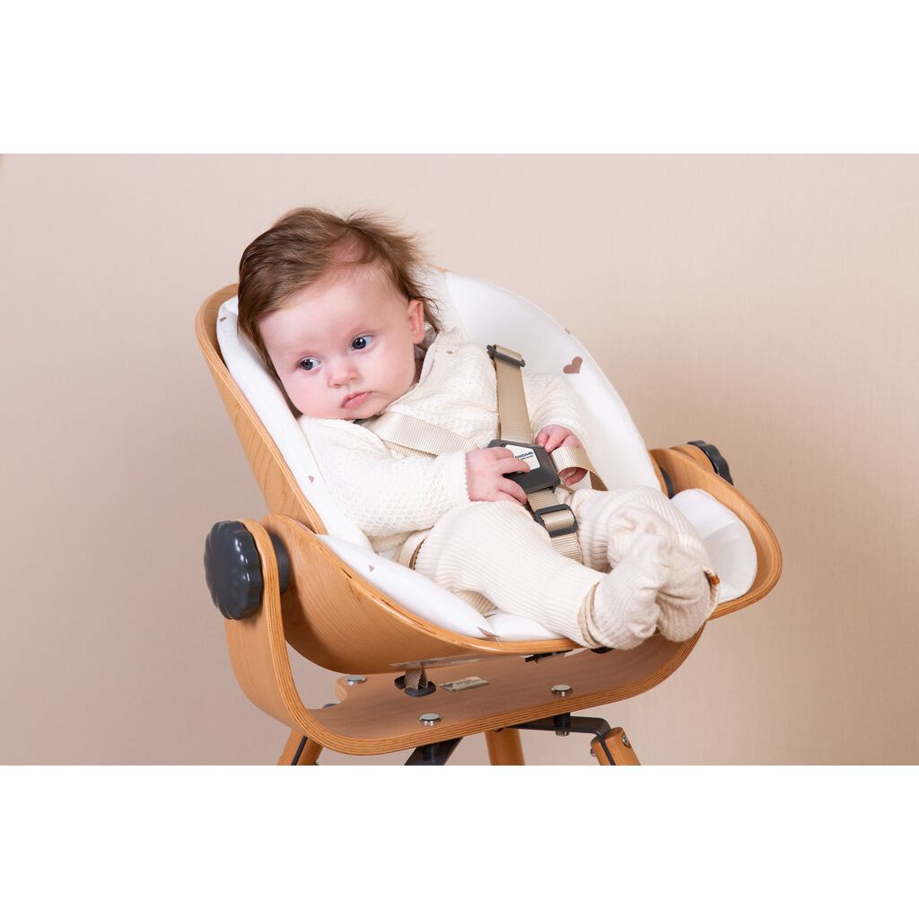 Подушка на сиденье для новорожденного Childhome Evolu hearts (CHEVOSCNBJOH) - фото 9