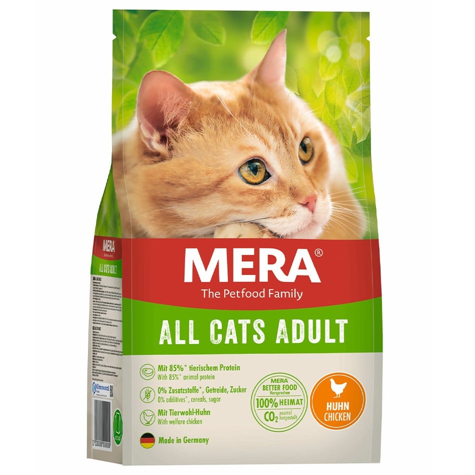 Сухой корм для взрослых кошек всех пород Mera All Cats Adult, с курицей, 2 кг (038442-8430) - фото 1