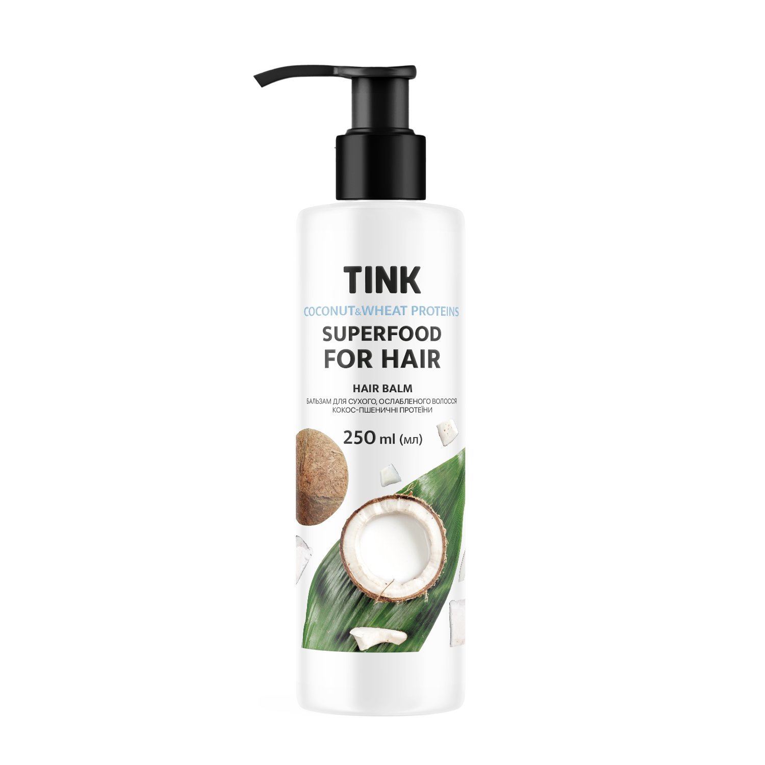 Бальзам для сухого волосся Tink Кокос та Пшеничні протеїни, 250 мл - фото 1