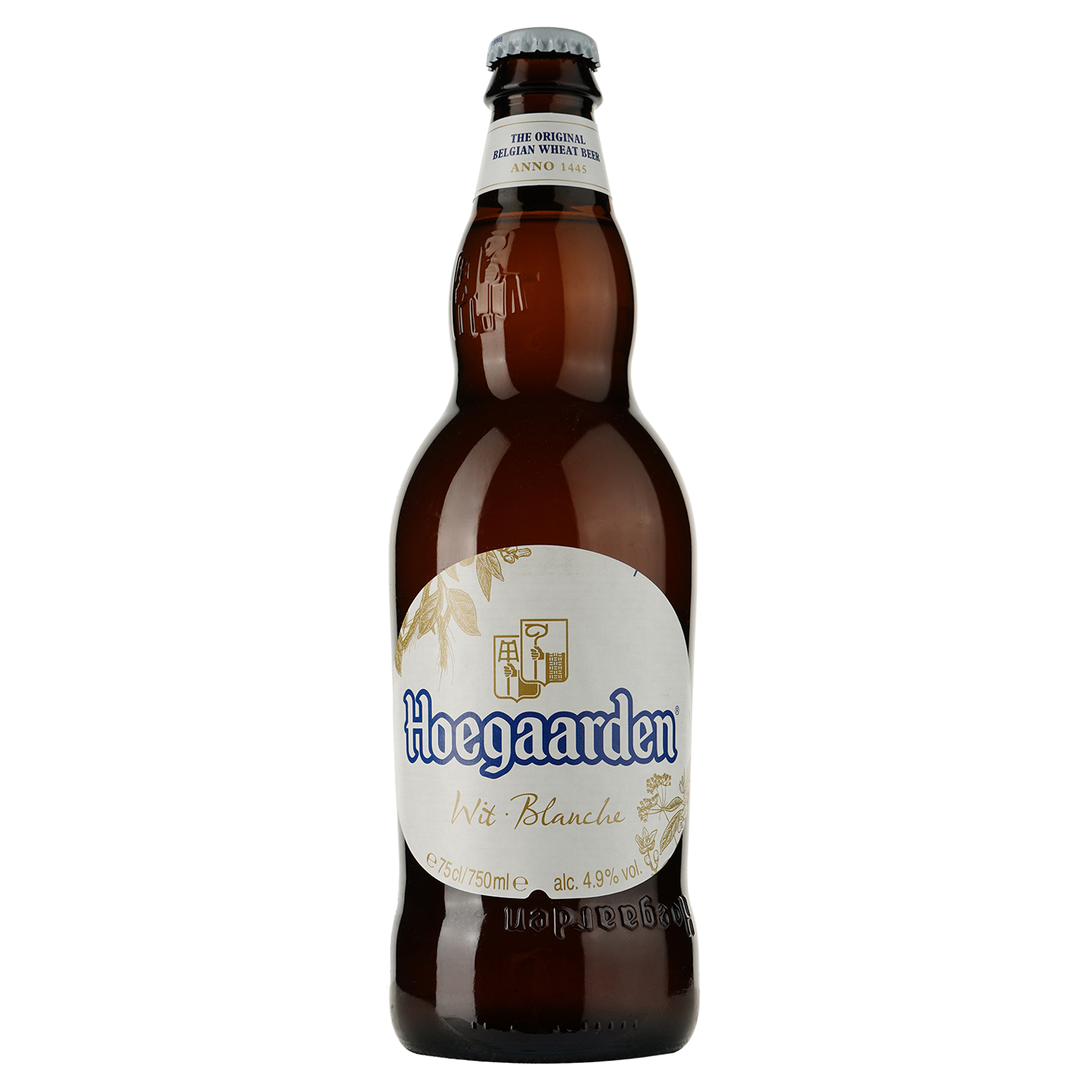 Пиво Hoegaarden Белое, светлое нефильтрованное, 4,9%, 1,5 л (2 шт. по 0,75  л) + бокал 0,33 л (755152) купить в Киеве, Украине | MAUDAU: цена, отзывы,  характеристики