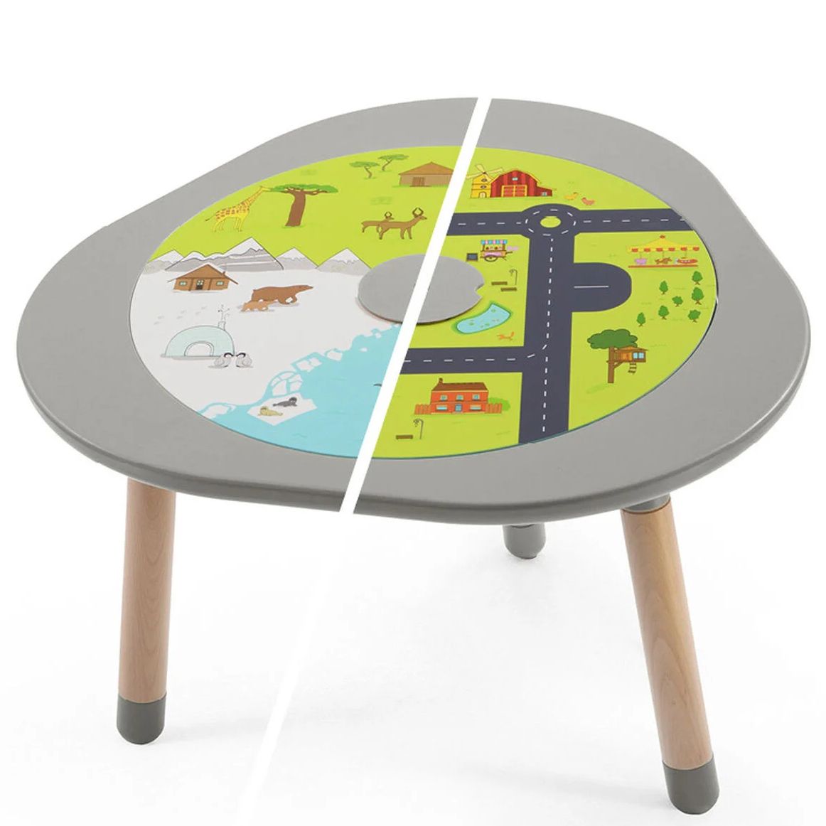 Детский игровой многофункциональный столик Stokke MuTable, серый (581707) - фото 3