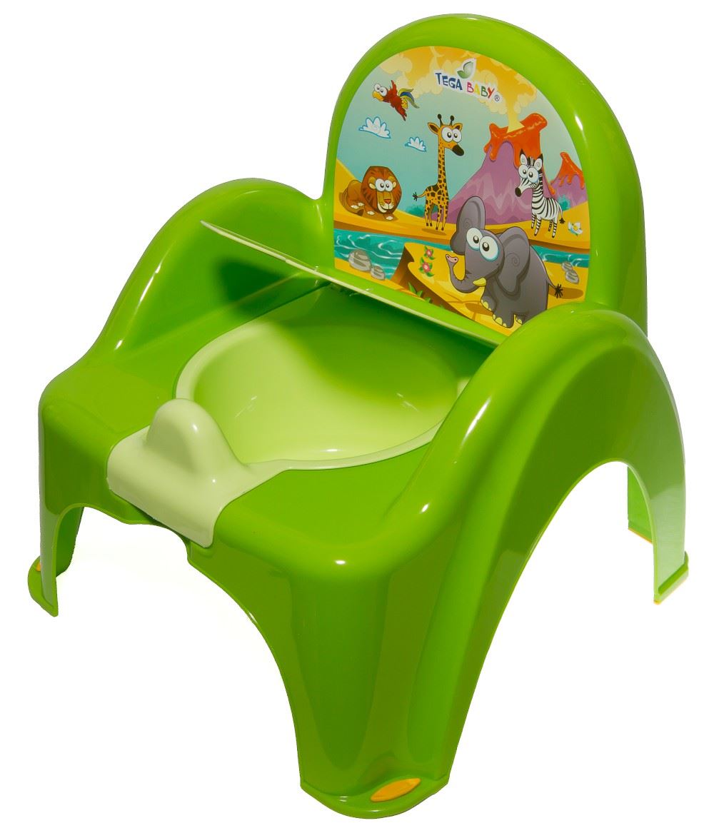 Горшок-стульчик Tega Сафари, зеленый (SF-010-125) - фото 1