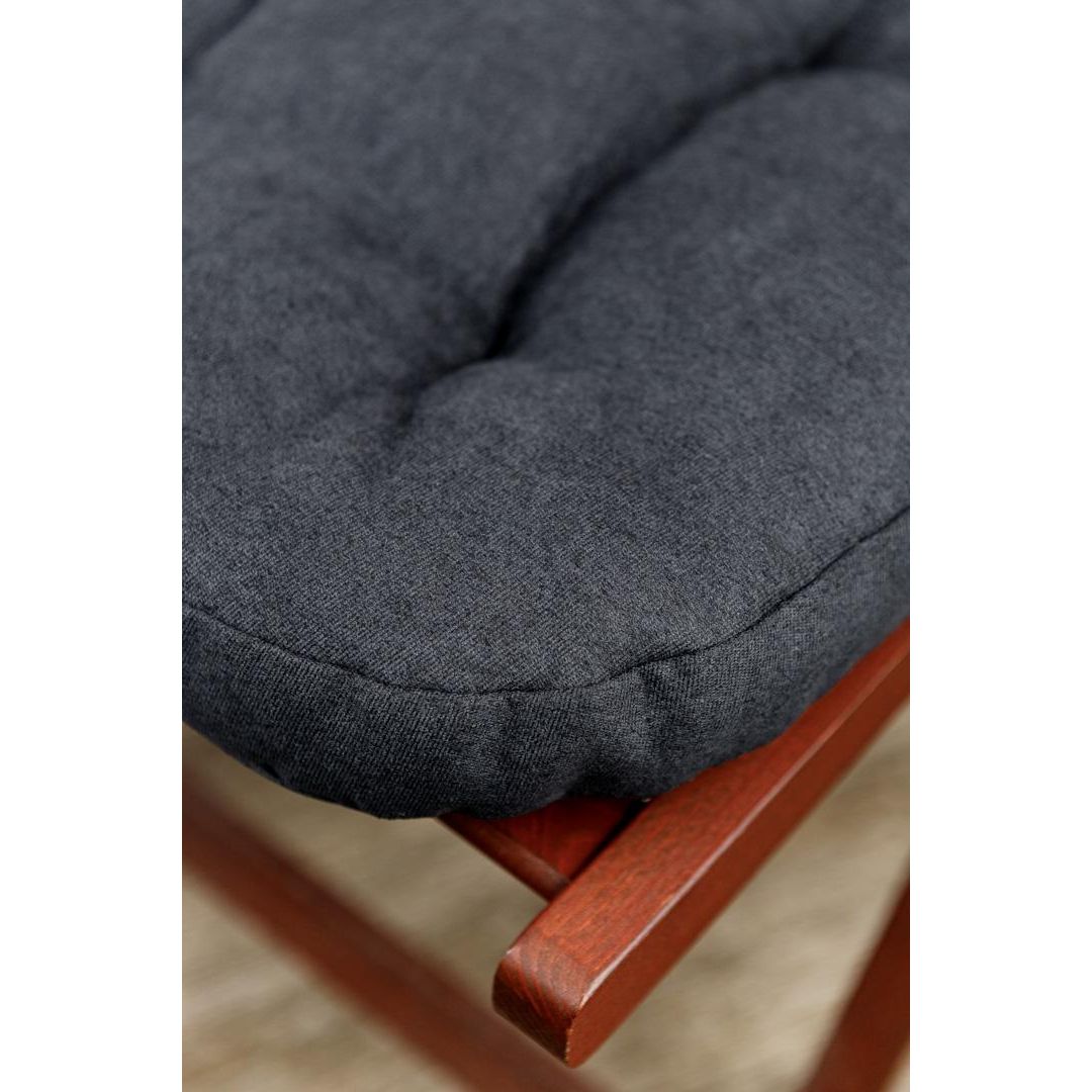 Подушка для стільця Прованс Luis 40х40 см чорна (33802) - фото 3