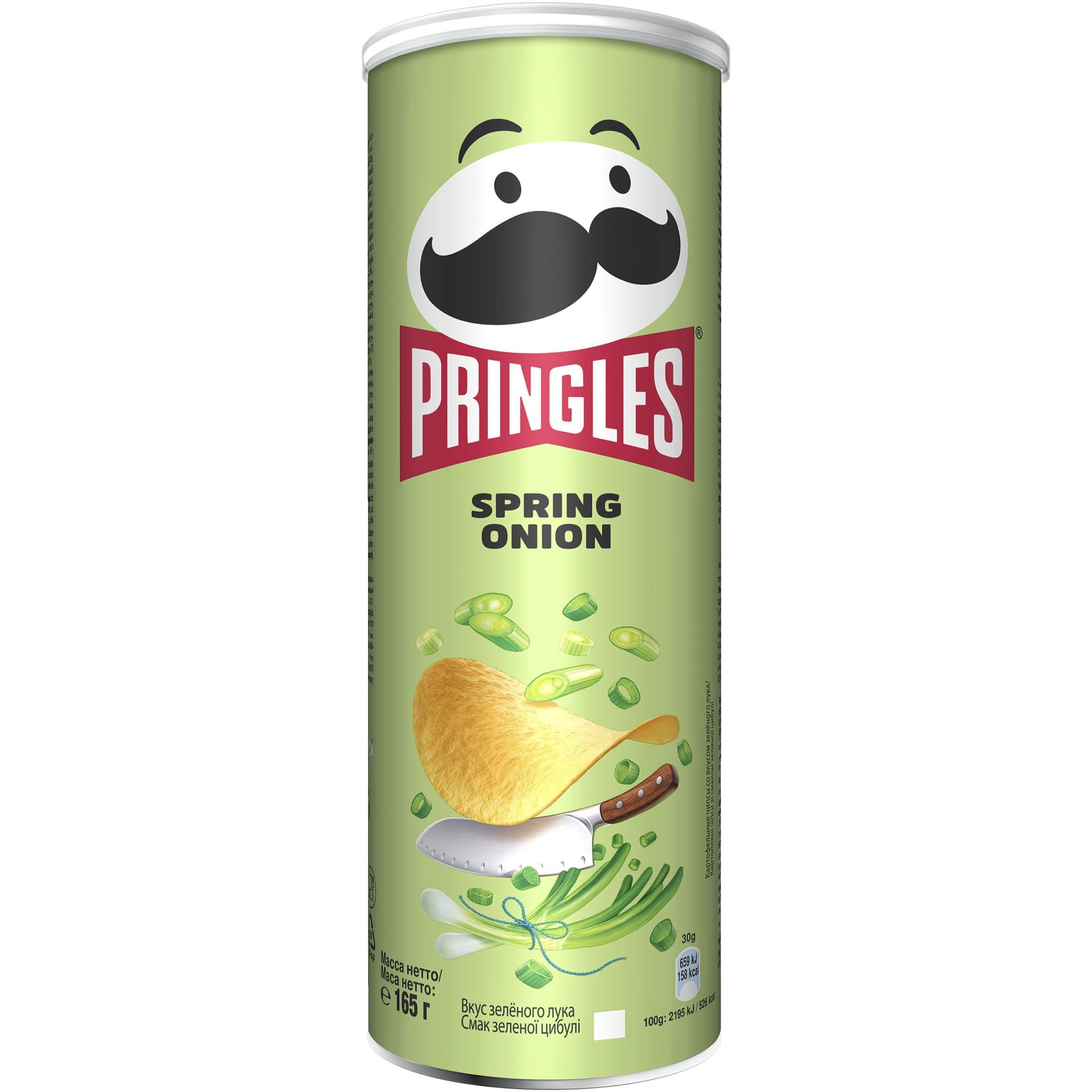 Чипсы Pringles зеленый лук 165 г - фото 1