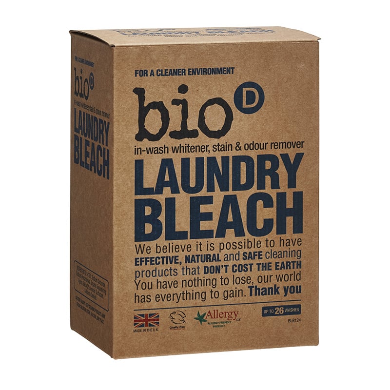 Органический дезинфицирующий кислородный отбеливатель-пятновыводитель Bio-D Laundry Bleach, 400 г - фото 1