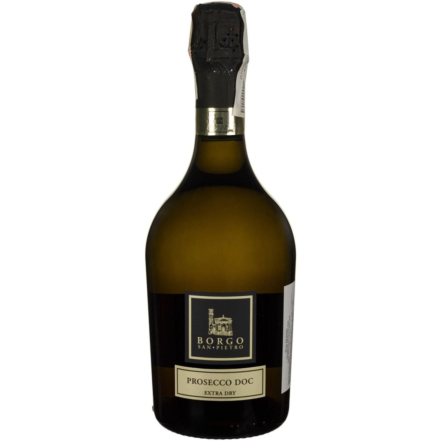 Вино ігристе Borgo San-Pietro Prosecco Extra Dry DOC, біле, екстра сухе, 0,75 л - фото 1