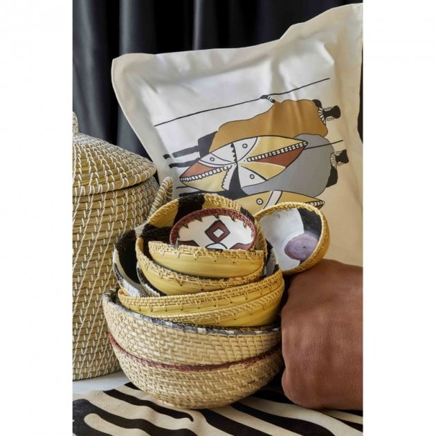 Набор постельного белья с покрывалом Karaca Home Ruan kiremit, евро, светло-коричневый, 5 предметов (2000022194341) - фото 2