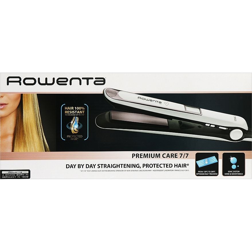 Выпрямитель для волос Rowenta Premium Care 7/7 белый (SF7460F0) - фото 2