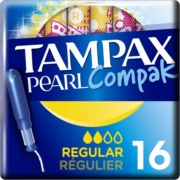 Тампоны Tampax Compak Pearl Regular, с апликатором,,16 шт. - фото 3