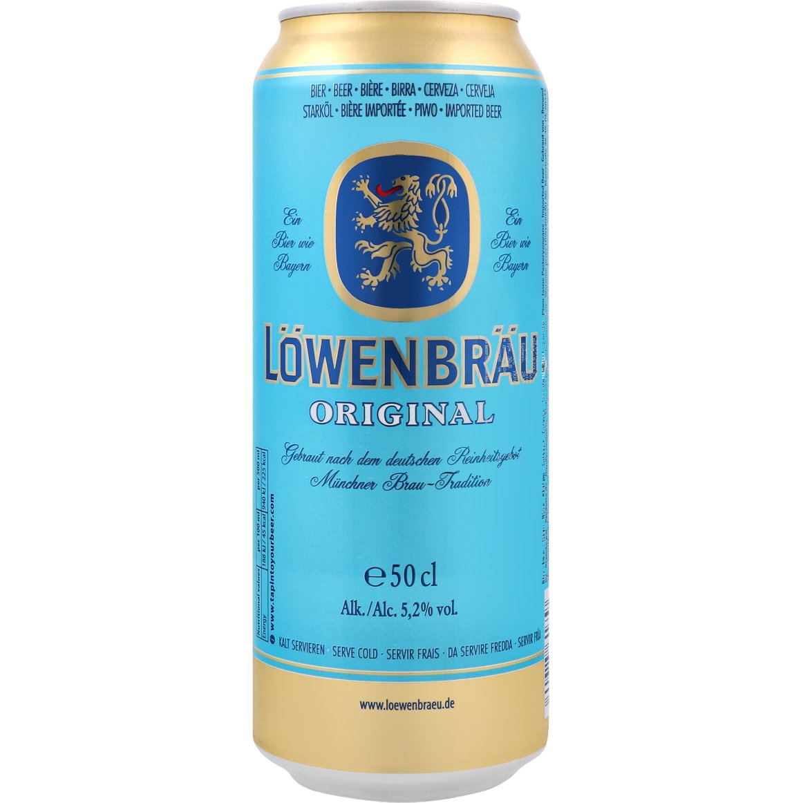 Пиво Lowenbrau Original, світле, 5,2%, з/б, 0,5 л (639837) - фото 1