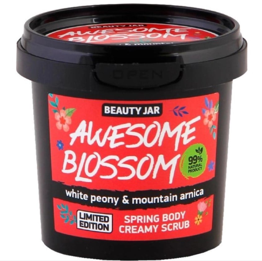 Скраб кремовый для тела Beauty Jar Aswesome Blossom 115 мл - фото 1