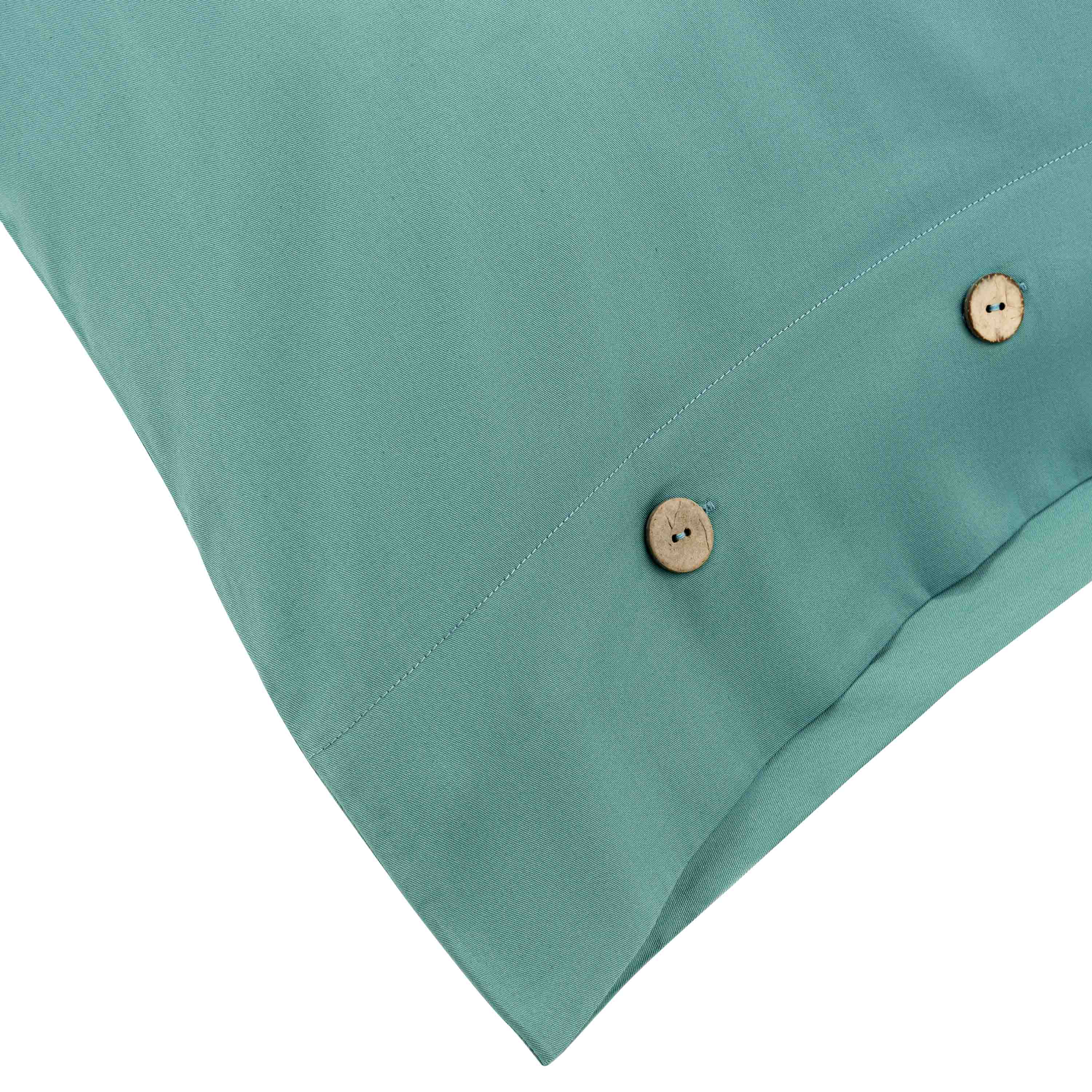 Комплект постельного белья Ardesto Mix&Match сатин двуспальный евро зеленый (ART2022SG) - фото 9