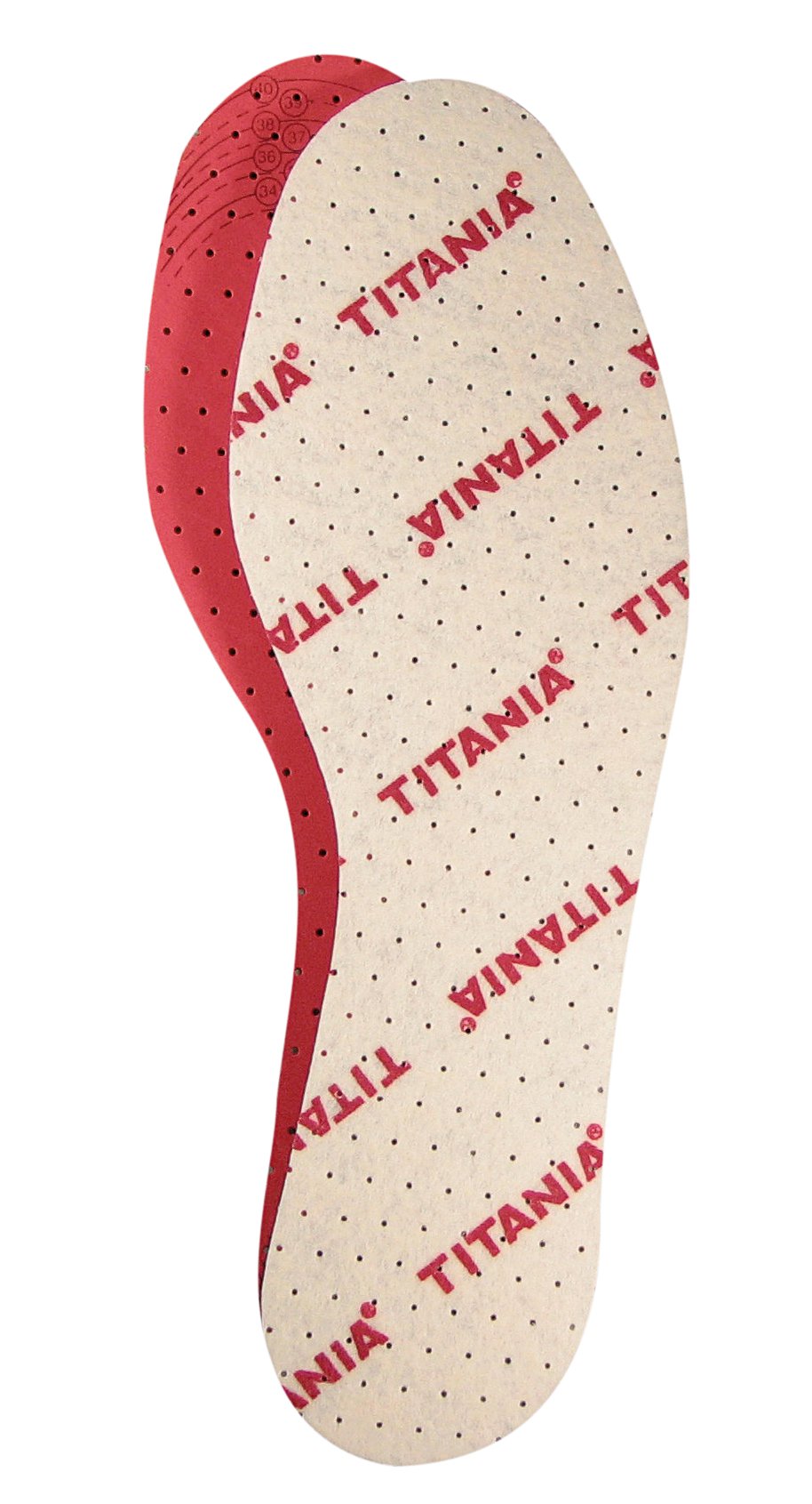 Устілки для взуття Titania Futura, з отворами, 1 пара (5361/41) - фото 1