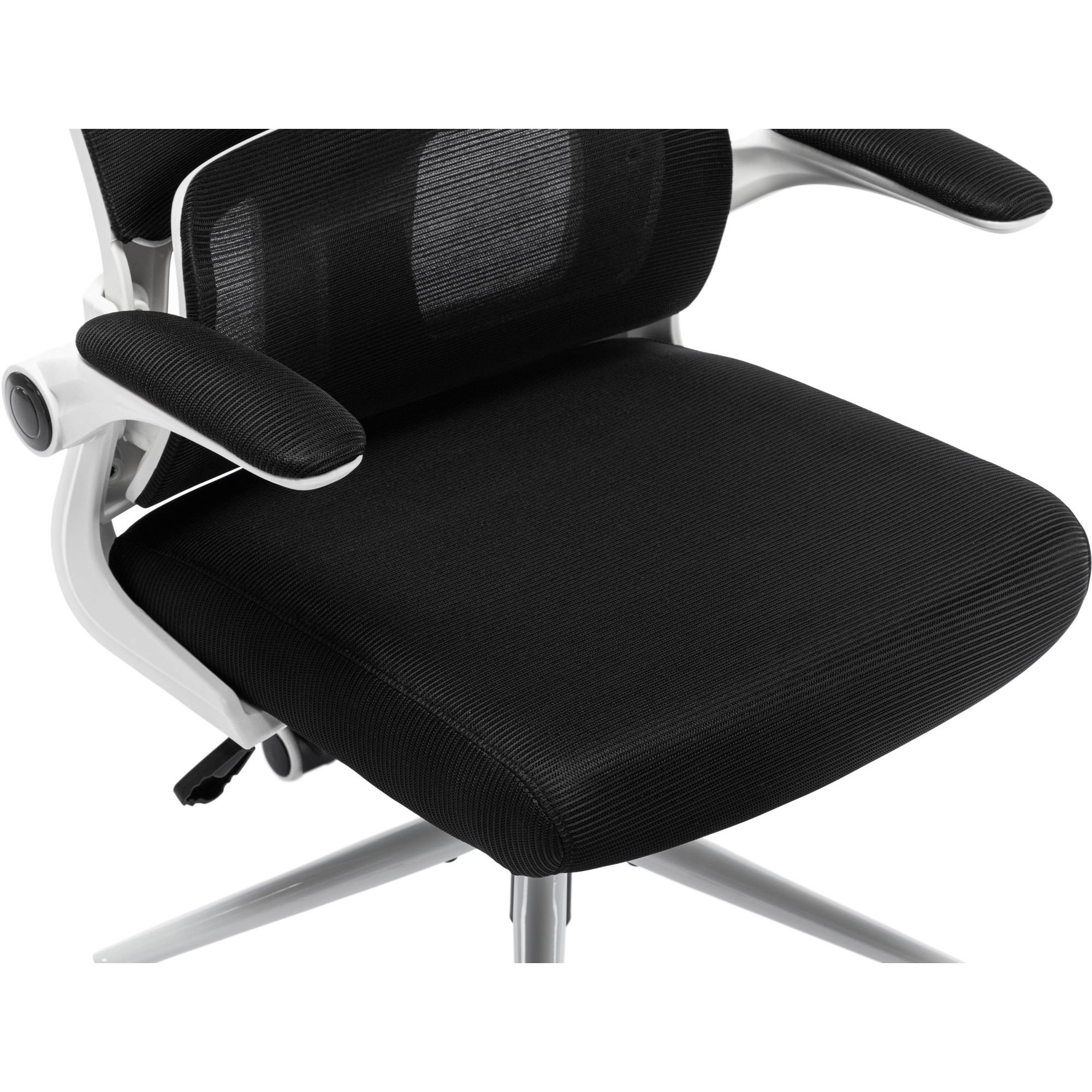 Офісне крісло GT Racer X-5728, чорно-біле (X-5728 White/Black) - фото 6