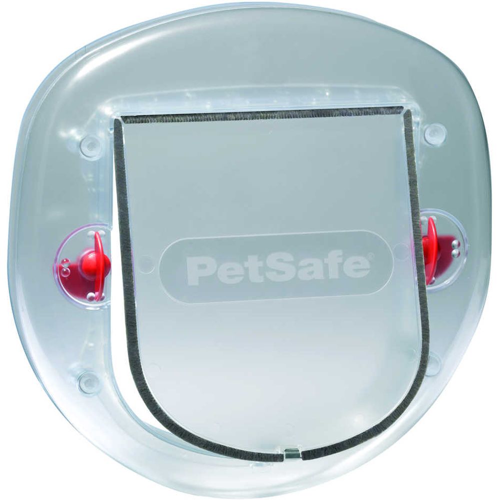 Дверца Croci Staywell PetSafe для кошек и собак до 10 кг прозрачная 200x180 мм - фото 1