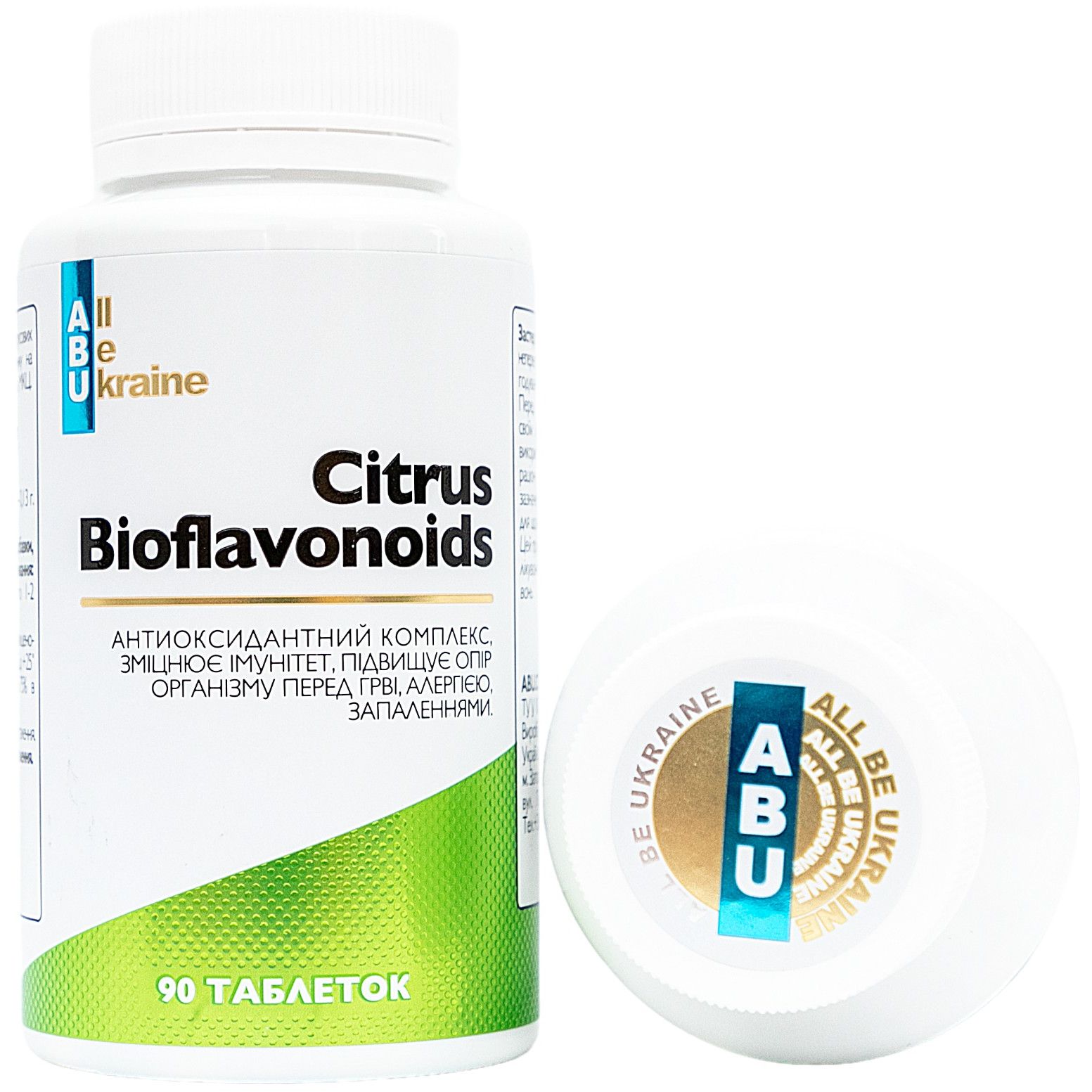 Цитрусовые биофлавоноиды All be Ukraine Citrus bioflavonoids 90 таблеток (ABU-01033) - фото 4