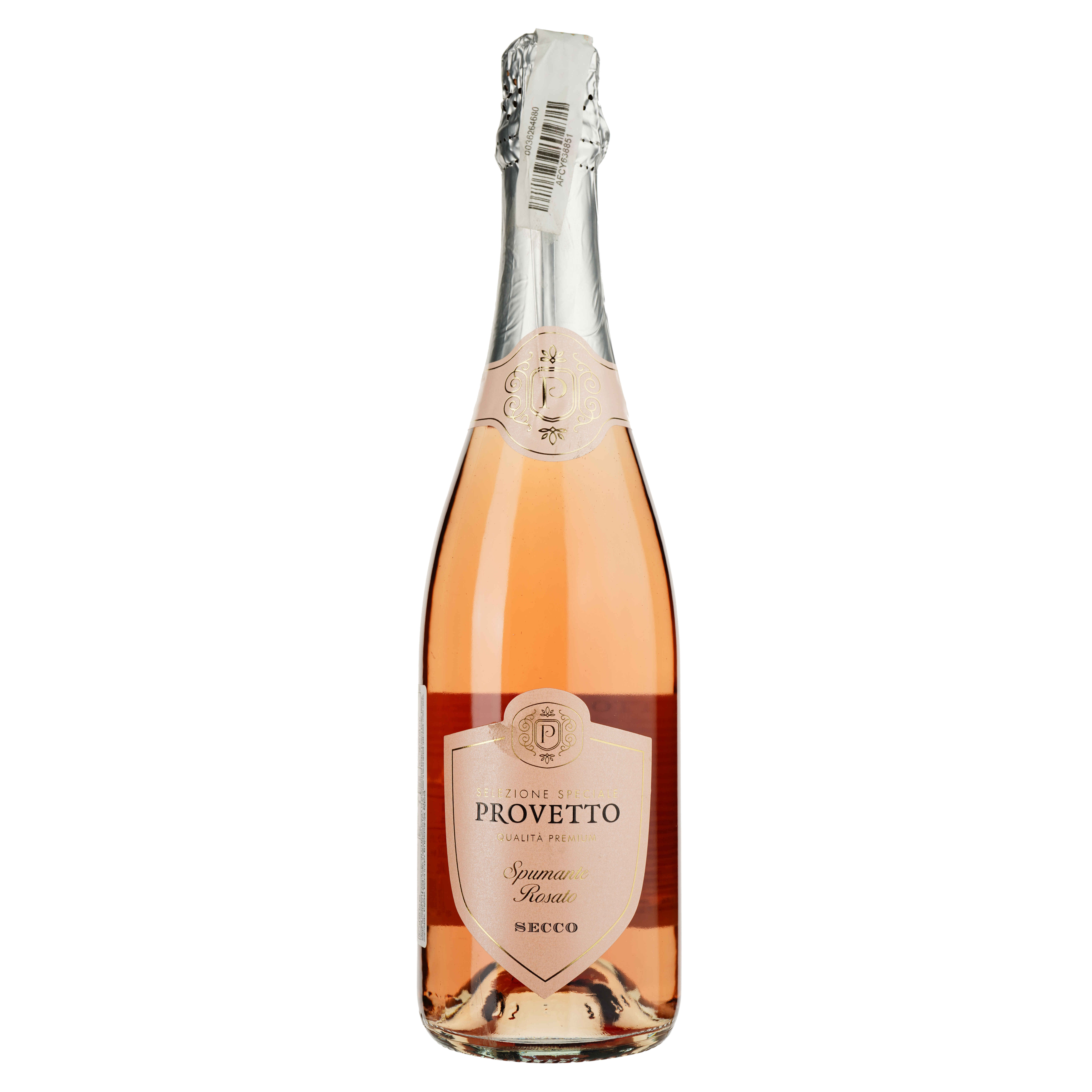 Вино игристое Felix Solis Provetto Rosato Secco, розовое, сухое, 10,5%, 0,75 л (8000016594796) - фото 1