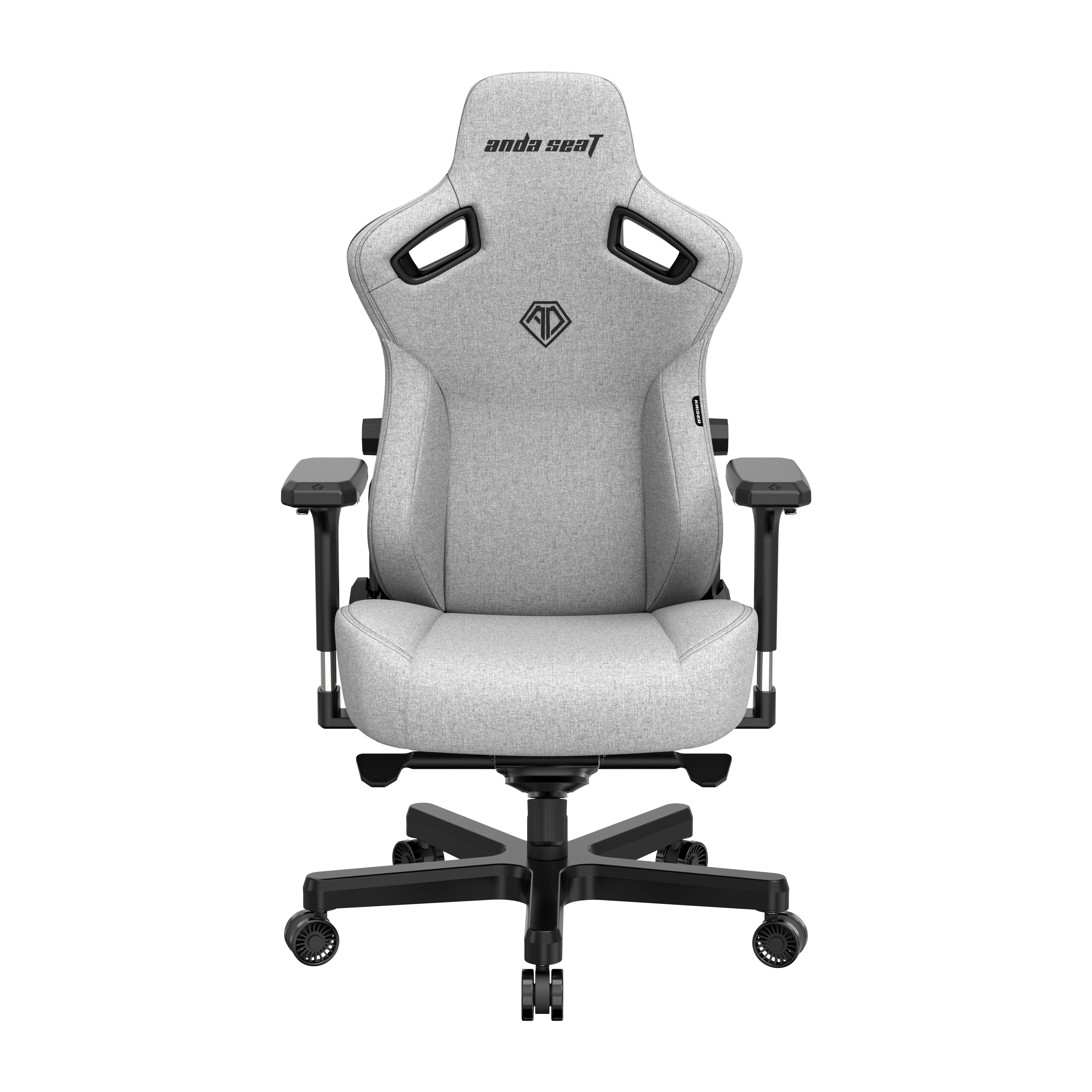 Крісло ігрове Anda Seat Kaiser 3 Size L Grey Fabric (AD12YDC-L-01-G-PV/F) - фото 7