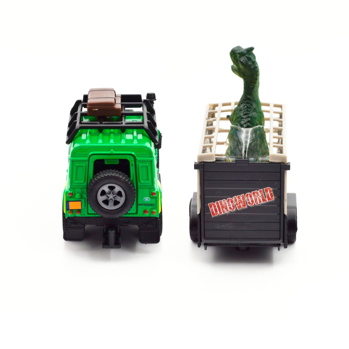 Игровой набор TechnoDrive Land Rover с прицепом и динозавром (520178.270) - фото 4