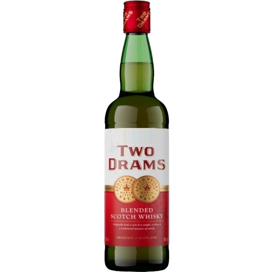 Віскі Two Drams Blended Scotch Whisky 40% 0.7 л - фото 1