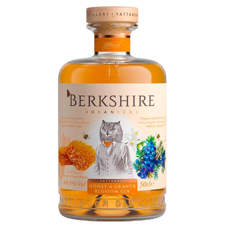 Джин Berkshire Botanical Honey&Orange Blossom Gin, 40,3%, 0,5 л - фото 1