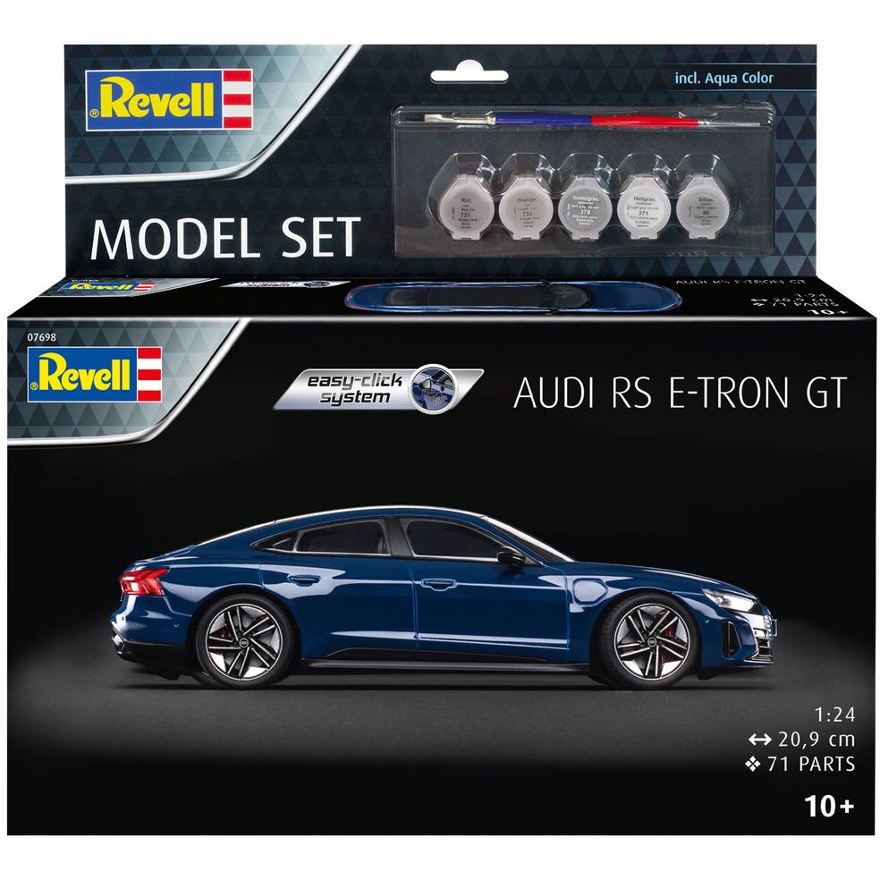 Збірна модель Revell Набір Автомобіль Audi e-tron GT, рівень 2, масштаб 1:24, 71 деталь (RVL-67698) - фото 7