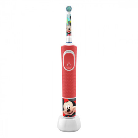 Электрическая зубная щетка Oral-B Braun Kids Mickey D100.413.2K тип 3710 - фото 3
