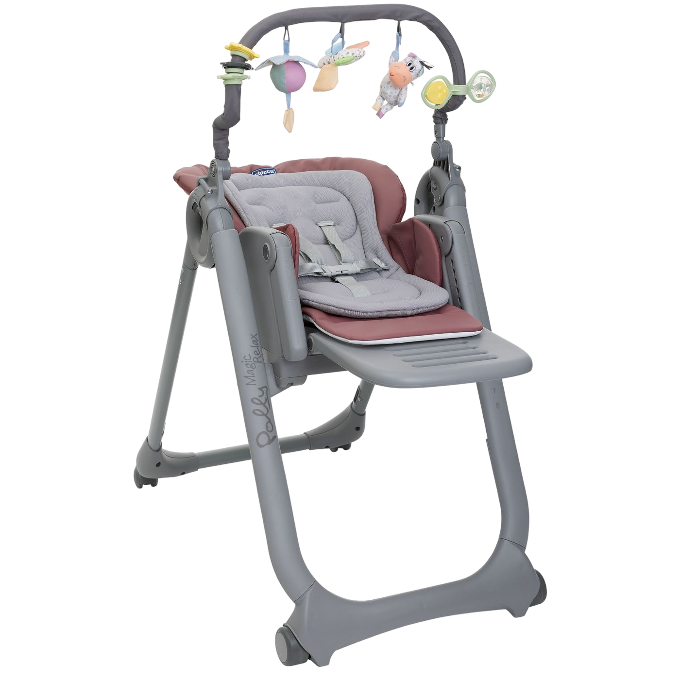 Стільчик для годування Chicco Polly Magic Relax New, бузковий (79502.98) - фото 1