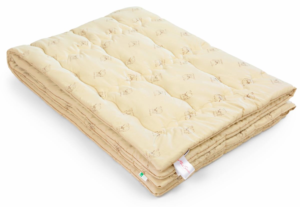 Одеяло шерстяное MirSon Gold Camel Hand Made №173, летнее, 110x140 см, кремовое - фото 2