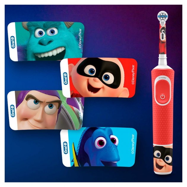 Электрическая зубная щетка Oral-B Kids Лучшие мультфильмы Pixar с футляром - фото 8