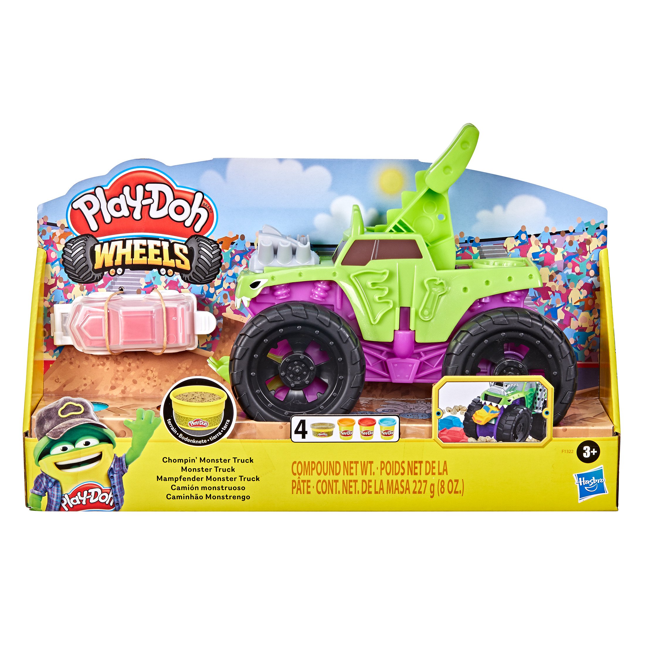 Набір для творчості Hasbro Play-Doh Монстр-трак із пластиліном (F1322) - фото 3
