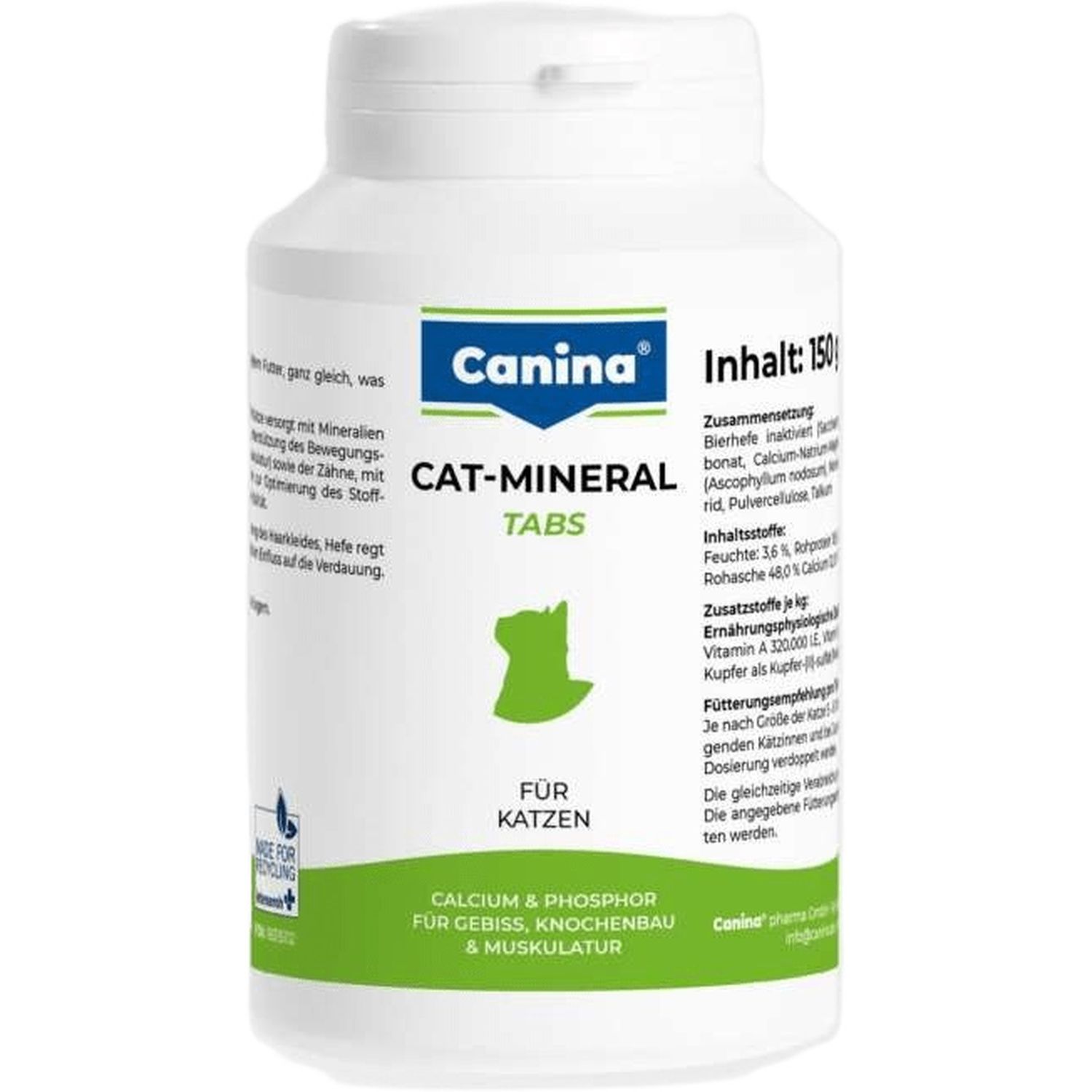 Поливитаминный комплекс для котов Canina Cat-Mineral Tabs, 300 таблеток - фото 1