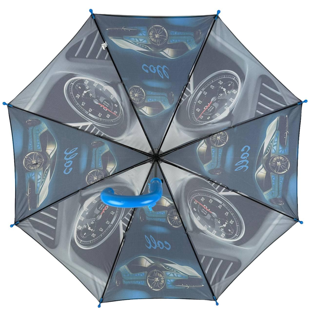 Детский зонт-трость полуавтомат S&L 83 см разноцветный - фото 5