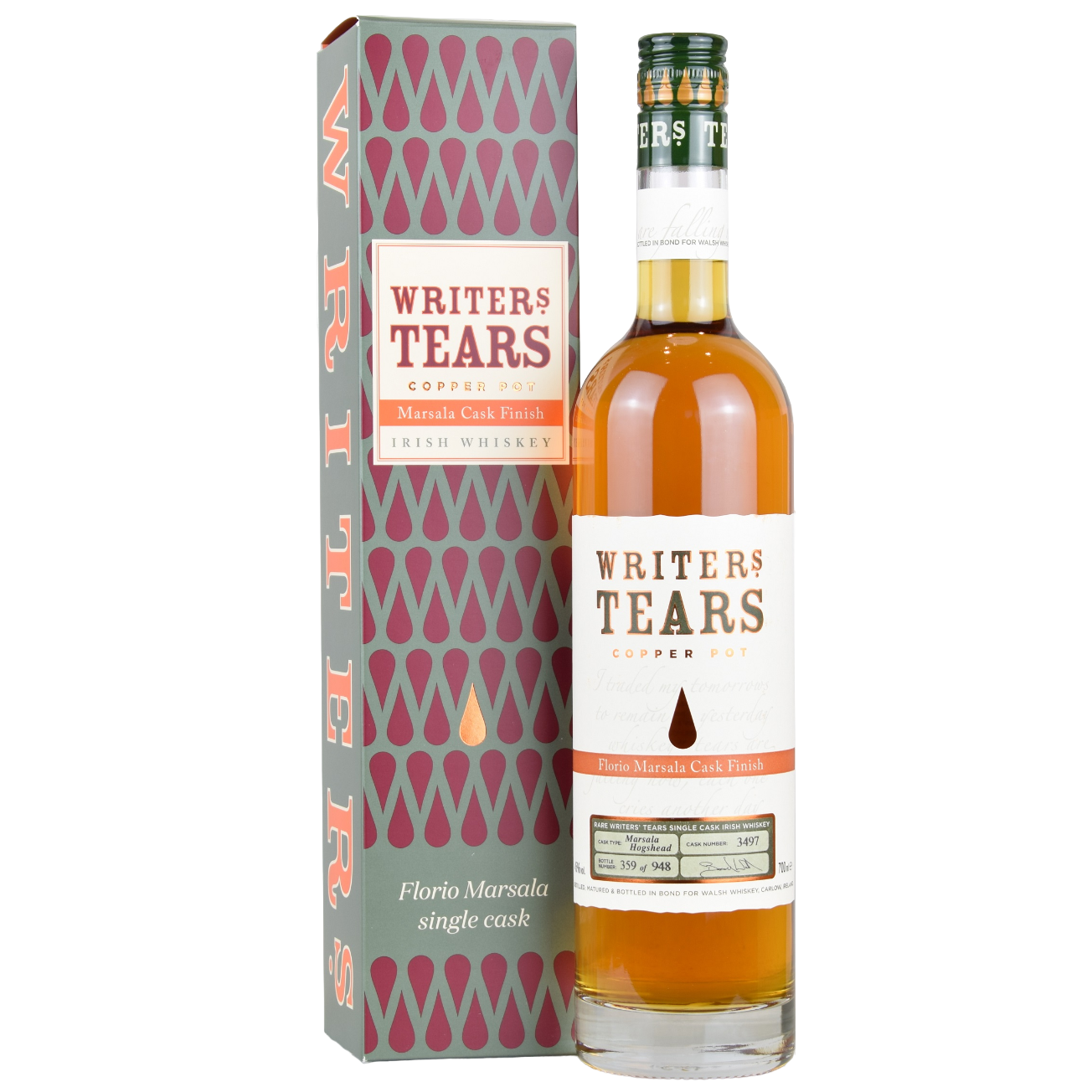 Виски Writers Tears Marsala Finish Irish Whiskey, 45%, 0,7 л (8000019477448) - фото 1