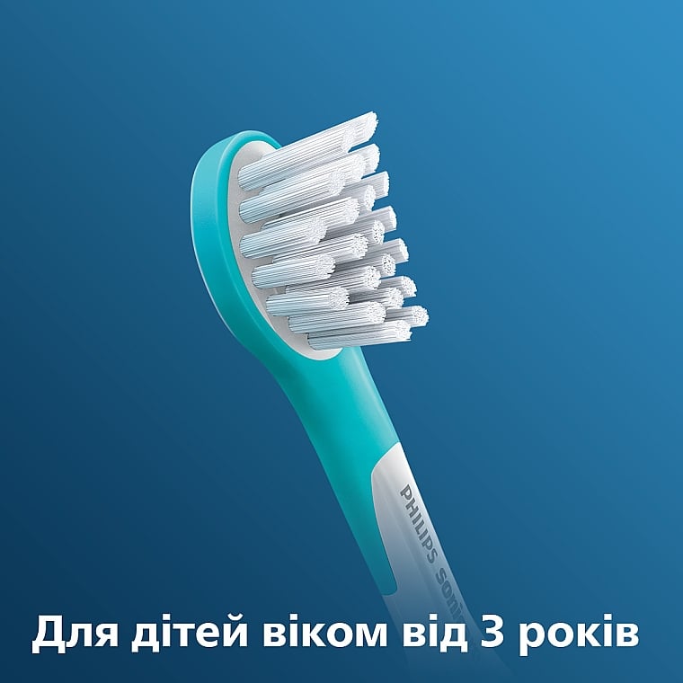 Насадки для зубної щітки Philips Sonicare For Kids 2 шт. (HX6032/33) - фото 4