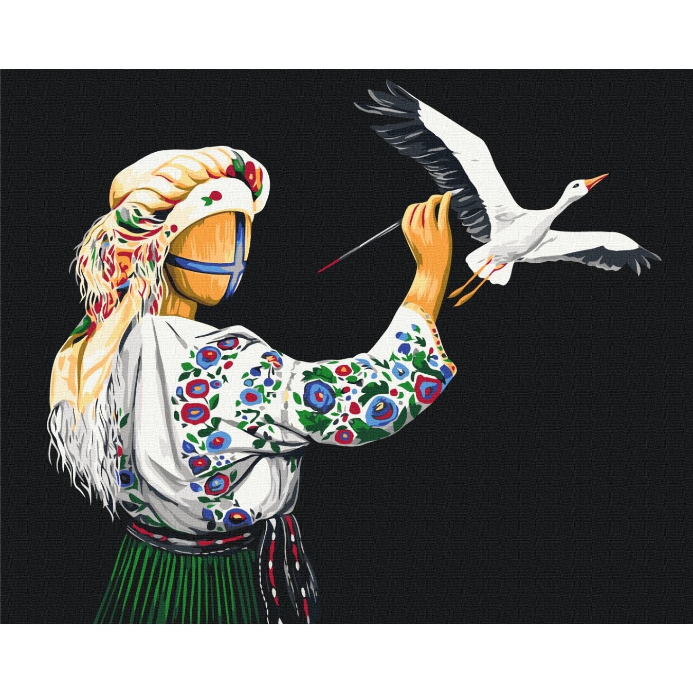Картина по номерам Художница Valeriya Macarenco Brushme 40x50 см разноцветная 000277416 - фото 1