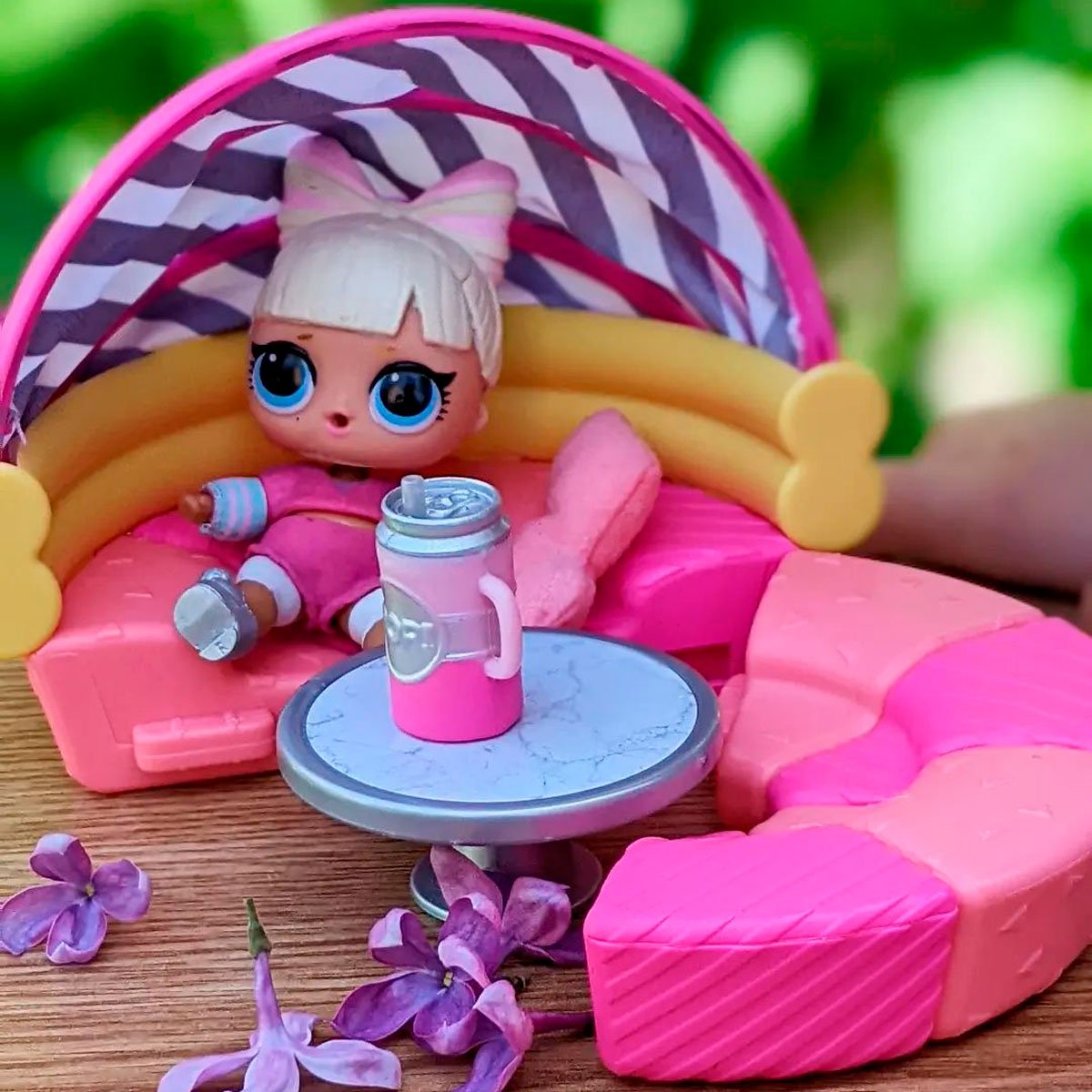 Ігровий набір з лялькою L.O.L. Surprise Маленькі кімнатки Шезлонг Принцеси Люкс (580225) - фото 9